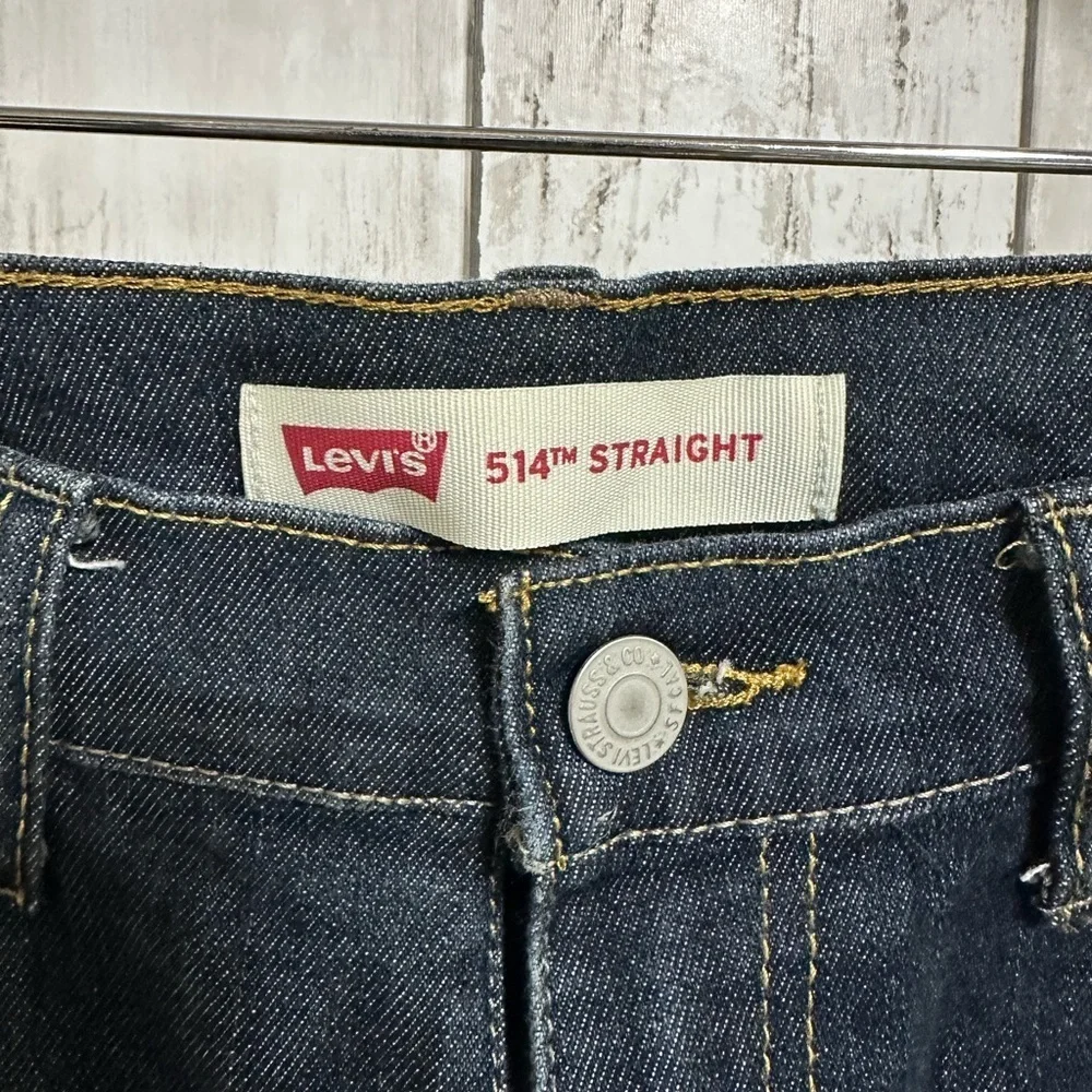 Levi's Dark Blue Straight Jeans Size 28x28